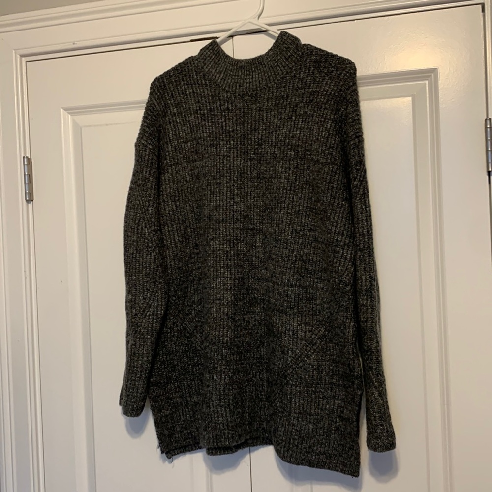 Grey High-Necked Old Navy Sweater